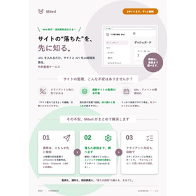 Webサイト・API監視SaaS「Miterl」