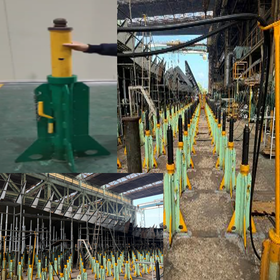 スペースロッド (Pin Jig)船殻ブロック固定治具