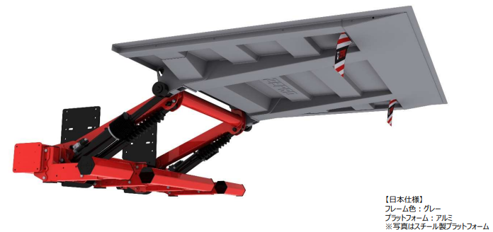 跳ね上げ式テールリフト『ZEPRO ZDK250-155MA』