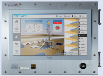 【石油プラント向け】EXPC-6220 防爆形タッチパソコン