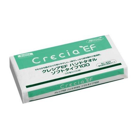 クレシアEF ハンドタオル ソフトタイプ100 2枚重ね 100