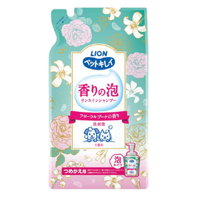 ペットキレイ　香りの泡リンスインシャンプー　犬猫用　フローラルブ
