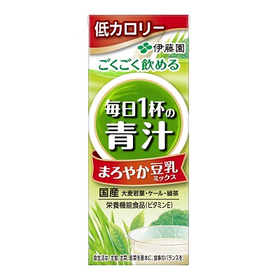 ごくごく飲める毎日１杯の青汁豆乳ミックス　紙　２００ｍｌ（アルミ