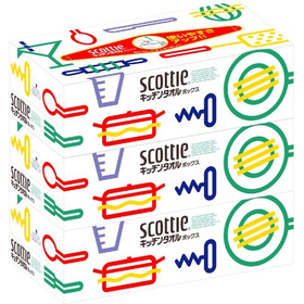 スコッティ　キッチンタオルボックス　3箱パック