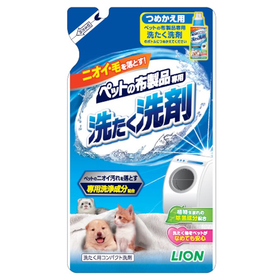 ペットの布製品専用　洗たく洗剤　つめかえ用 【ペット用品 消臭】
