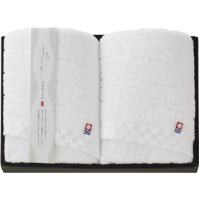 今治　しろきらり　フェイスタオル2P S-51200