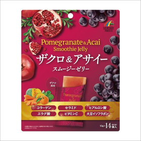 ザクロ&アサイースムージーゼリー 140g（10g&times;14個）
