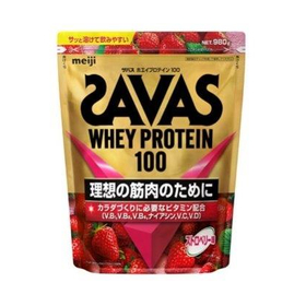 ザバス ホエイプロテイン100 ストロベリー味 980g