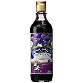ブルーベリー100%ジュース(C) 500ml瓶