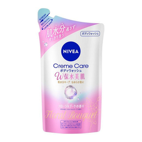 ニベア　クリームケア　ボディウォッシュ　Ｗ保水美肌　フローラルブ