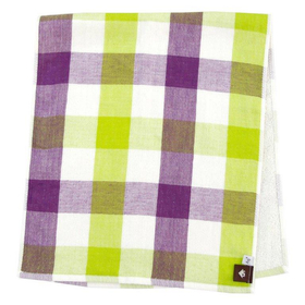 プリスAg+キッチンタオルチェック(約34ｃｍ&times;80ｃｍ) グリ