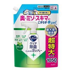 キュキュット　クリア除菌ＣＬＥＡＲ泡スプレー　緑茶の香り　つめか