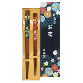 百花繚乱トムソン箱　花友禅2入　707333 【箸 カトラリー】