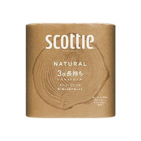 スコッティ ナチュラル 3倍長持ち 4ロール　ダブル　無香料