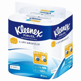 クリネックス 長持ち 8ロール  シングル 【kleenex】