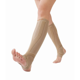 勝野式　快歩テーピングサポーター(2枚組) ベージュL