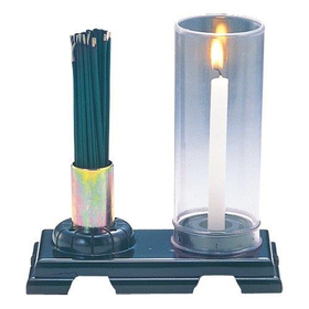 墓前灯セット 【墓参用品 線香立て ろうそく立て】
