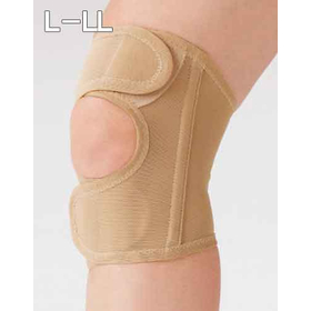 ウォーキングサポーター　膝用　1枚ベージュ　L-LL