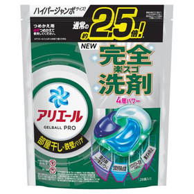 アリエールジェルボールプロ　部屋干し用　つめかえハイパージャンボ