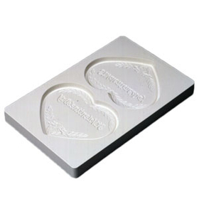 Pチョコレート流型ハート2P大　501306 【調理器具】