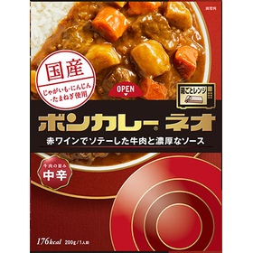 ボンカレーネオ　牛肉の旨み　中辛 200g