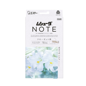 ムシューダ NOTE クローゼット用 ホワイトリリー 3個入