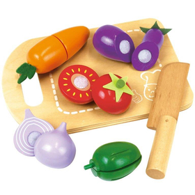 木製おままごとセット やさい ラッピング袋付き 21719