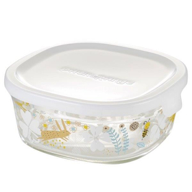 iwaki　パック＆レンジ（シンジカトウ/北欧の庭）　450ml