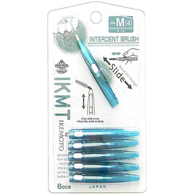 【システム非公開】IKMT　スライド収納式歯間ブラシ　6pcs　