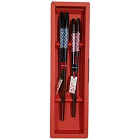 【システム非公開】一双　めでた箸　七宝ペア　23.0 21.0 