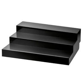 スライド式ひな段　3段ブラック　808812 【調理器具】