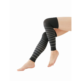 【一般医療機器】夜用足楽サポーター(2枚組) ブラックL～LL