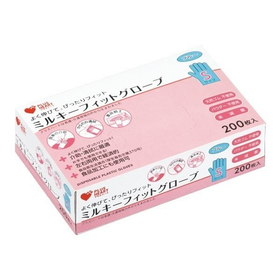 プラスハート  ミルキーフィットグローブ S ブルー 200枚入