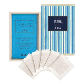 かゆらぎ　茉莉花　名刺香　桐箱 6個入 【お香 香り袋】