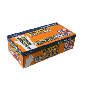 モデルローブNo.911天然ゴム使い切り手袋（100枚・粉なし）