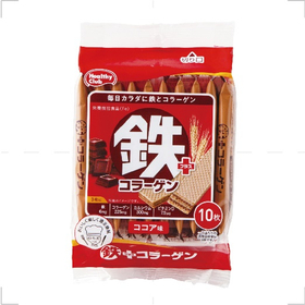 【栄養機能食品】鉄＋コラーゲンウエハース 10枚入