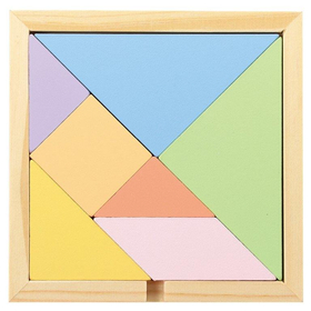 木製タングラムパズル 21682