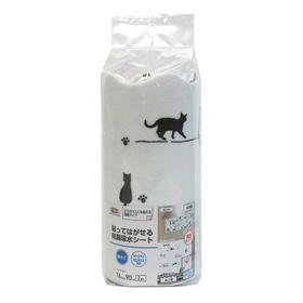 貼ってはがせる結露・吸水シート　RKS-0216 ネコ BK