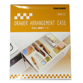 引出し整理ケース7P　ホワイト　996002 【調理器具】