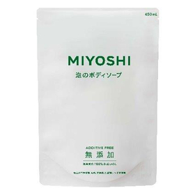 ミヨシ　無添加せっけん泡のボディソープ　リフィル 450ml