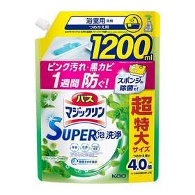 バスマジックリン　ＳＵＰＥＲ泡洗浄　グリーンハーブの香り　つめか