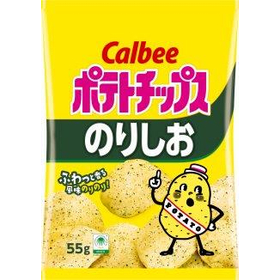 ポテトチップス　のりしお 55g 【お菓子 calbee】