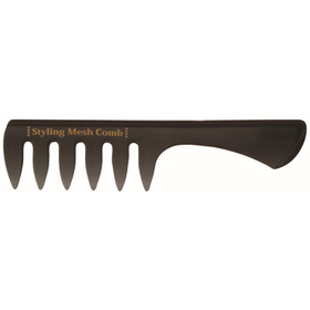 ファイン　スタイリングメッシュコーム グレー