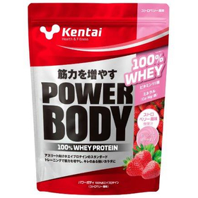 パワーボディ100%ホエイプロテイン　ストロベリー風味 350g