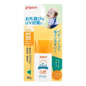 ピジョン　UVベビーミルク　ウォータープルーフ　SPF35 PA