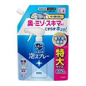 キュキュット　ＣＬＥＡＲ泡スプレー　無香性　つめかえ用 650m
