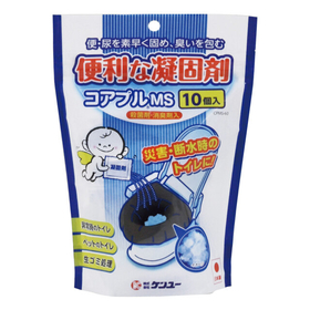 便利な凝固剤　コアプルＭＳ 10個入 【簡易トイレ 防災】