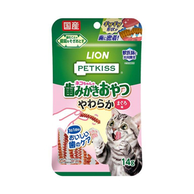PETKISS　ネコちゃんの歯みがきおやつ　やわらか　まぐろ味 