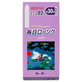 毎日ローソク　花びら　ミニ 約92本入 【ろうそく】