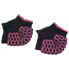 かかと衝撃綿混クッションサポーター　ピンク